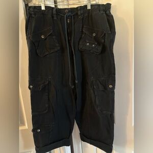 Women’s wide leg cargo pant by Free People